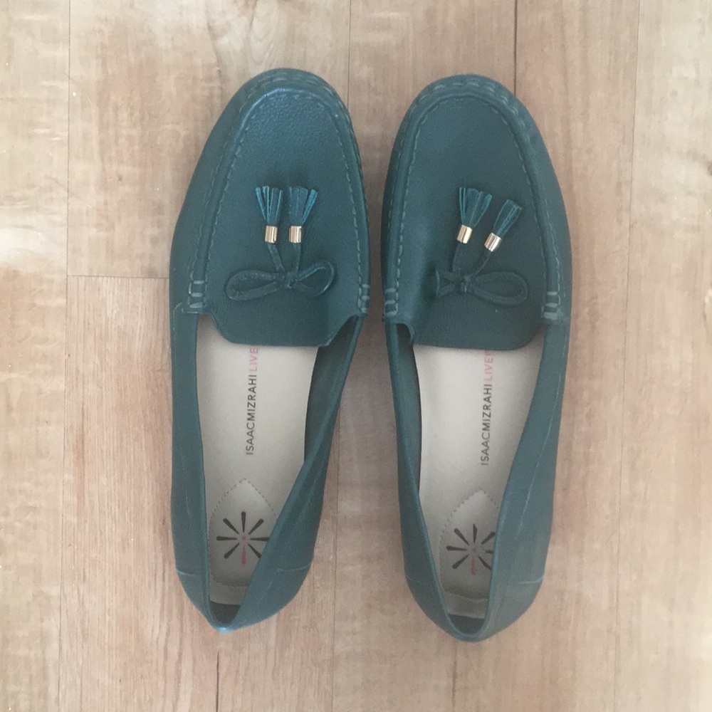 Isaac Mizrahi Live Leather Moccasins with Tassel